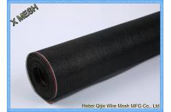 China Black Fiberglass Insect Screen Mesh Netting 18X16 Mesh Count For Windows supplier