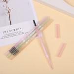 Double Sided Eyebrow Pencil Private Label Vegan Sculpt Styling Eyebrow Pencil Beige Nude Slim Container for sale