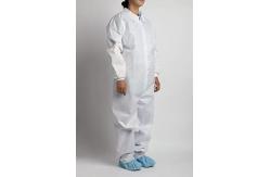 China breathable Waterproof Disposable Protective Coverall Soft Hand Feeling Prevent Pollution supplier