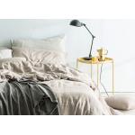 Linen Cotton Dyed Plain Bedding Sets , 4Pcs Comforter Bedding Sets For Home for sale