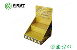China Easy Assembly Custom Logo Printing Portable Retail Cardboard Counter Top Display Boxes supplier