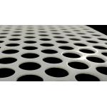 White PVC Plastic Perforated Mesh Panel Thin Sheet For Food Industry