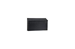 China Custom Wall Mounted Black Steel Mailbox for Wall Mounted Letter box supplier