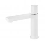 CONNE White Single Hole Bathroom Faucet 25mm Ceramic Cartridge Laundry Basin Taps for sale