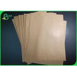 Eco - Friendly 70g Bamboo Pulp Brown Kraft Paper For Envelope Making