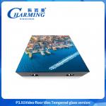 1920hz-3840HZ Refresh P3.91 Video Floor Tiles with Tempered Glass Version for sale