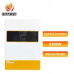 China Wholesale 6.2KW Solar Hybrid Inverter on Grid Off Grid Hybrid Inverter 120A MPPT Pure Sine Wave 48V Hybrid Solar Inverter manufacturer