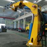 Folding Hydrauli 6m Knuckle Boom 2T Crane Grab Bucket for sale