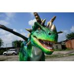 Light Weight Animatronic Dinosaur Costume Green for sale