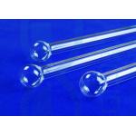 Laboratory Apparatus Sphere End 100mm Quartz Glass Tube for sale