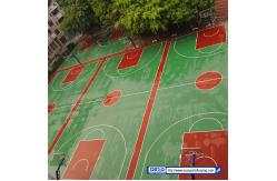 China Seamless PU Sports Flooring High elasticity and wear resistance supplier