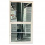 Single Double Glaze UPVC PVC Vinyl Single Hung Window for sale