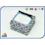 4c Print Pattern Rigid Neck Box Matte Lamination Flocking Bowknot