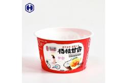 China Fruit Pulp IML Plastic Containers Stackable Compostable Yogurt Cups supplier