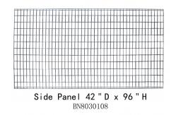 China Theft Preventing Pallet Rack Security Enclosure 12' Long 42 Inch Deep 8' High supplier