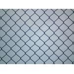 Hot-dipped Galvanized black vinyl chain link fence 2.1m*10mx50x50mm for sale