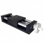 High Strength Aluminum Alloy Manual Linear Stage Black Anodizing for sale