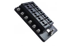 China M5 Stud 12 Way Marine Blade Fuse Holder 32V ATC With Sticker Label supplier
