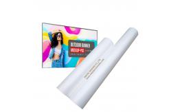 China 180mic Advertising Frant-print PET Backlit Film Roll for Eco-solvent Printing supplier