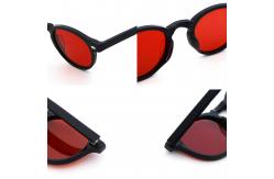 China Custom Logo Retro Personality Acetate Frame Fad Popular MR 98A10 supplier