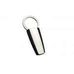 ABS Plastic Pull Apart Key Holder Trapezoid Metal Logo Keychain Silver Electroplating for sale