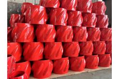 China Stainless steel Casing Spiral Solid Rigid Centralizer API 10D supplier