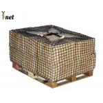 Black Air Cargo Pallet Nets Polyester Heavy Duty Trailer Net Customized for sale