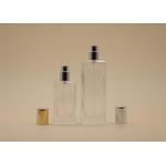 30ml 50mlClear Cosmetic Spray Bottle Customizd Color With FEA15 Crimp Sprayer for sale