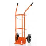 Orange 20ltr 50ltr Propane Cylinder Dolly Oxygen Tank Cart With Wheels for sale