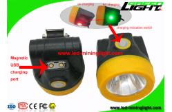 China 10000 Lux Underground LED Coal Mining Lights with USB Charger 170g Light Weight supplier