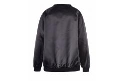 China Autumn Black Cool Womens Coats With Zipper In Nylon Fabric Waterproof OEM Service supplier
