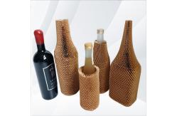 China Recyclable Cylindrical Honeycomb Paper Sleeve For Fragile Goods Wine Bottle supplier