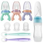 Infant Harmless Silicone Food Teether Pacifier Multicolor Durable