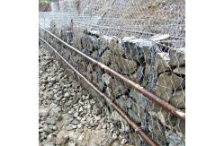 China 2x1x1m Stone Gabion Baskets 8*10cm Hexagon Hole supplier