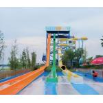 Racing Water Park Water Slide 7-18M Height for sale