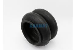 China Flange Connection Double Convoluted Rubber Bellows 350255H-2 / Air Spring Isolator supplier