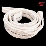 Double Ply 1T White Color Polyester Flat Webbing Sling For Stainless Steel Factory for sale