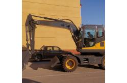 China 2200rpm Wheeled Mini Excavator Bucket Wheel Excavator With Cummins Engine supplier