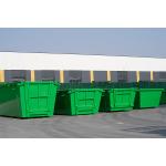 Customized 3 - 8 Cubic Metre Skip Bin Industrial Steel Recycle Waste Garbage Bin for sale