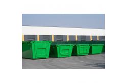 China Customized 3 - 8 Cubic Metre Skip Bin Industrial Steel Recycle Waste Garbage Bin supplier