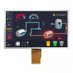 7 Inch TFT LCD Display Wide Temperature Operation RGB 1024x600 50pins HMI Screen for sale