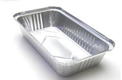 China Silver Barbecue Rectangular Aluminum Takeaway Containers supplier