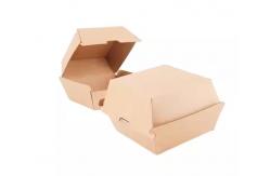China Customized Hamburger Box Printing With Biodegradable Disposable Corrugated Kraft Paper supplier