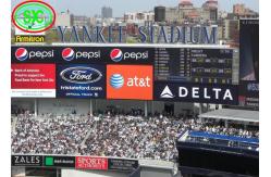 China Front Maintenance External Electronic Signs Led Display Stadium P10 8000cd/㎡ Brightness supplier