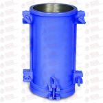 160x320mm Concrete Test Cylinder Molds , Split Cylindrical Mould For Concrete for sale