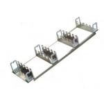Rack Mount Frame With Jumper Rings , 19 Inch 150 Pairs Back Mount Frame For Krone Module for sale