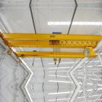 China Top Manufacture Double Beam EOT Crane With Electric Hoist for sale