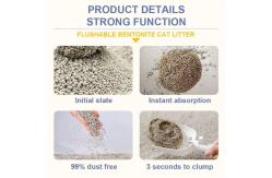 China Small Particle Bentonite Cat Litter Super Absorbency Fast Clumping supplier