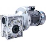 Small Nmrv Right Angle Worm Drive Reduction gearbox 1: 20 Ratio RV Series for sale