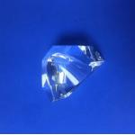 Angle Tolerance of 0/-0.1mm Optical Glass Wedge Shape Quartz Light Guide Block for Precision for sale